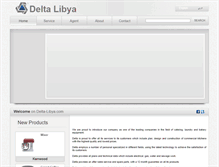 Tablet Screenshot of delta-libya.com